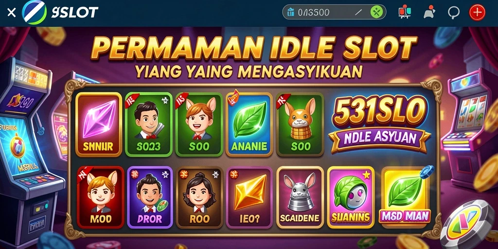 Tampilan gameplay menarik dari 531SLOT dengan berbagai mesin slot.
