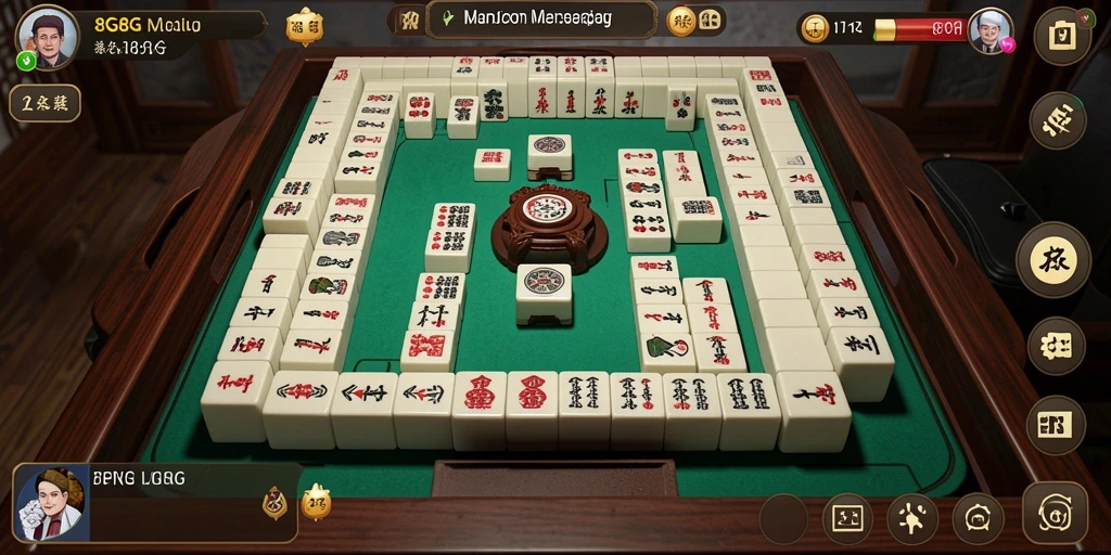 Tampilan gameplay Mahjong yang menarik dan penuh tantangan di 8G8G.