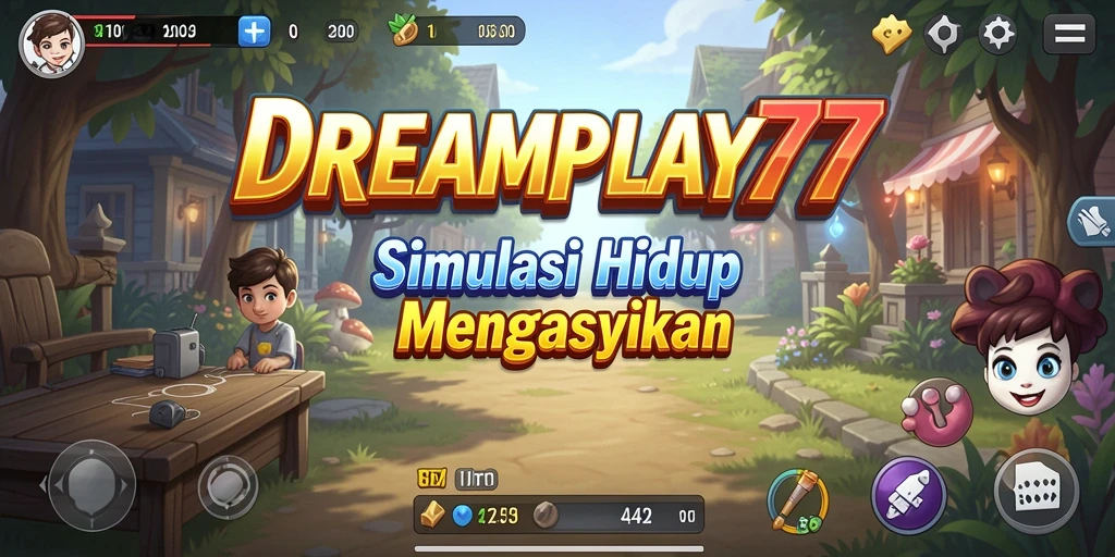 Screenshot utama menunjukkan suasana gameplay yang interaktif dan realistis.