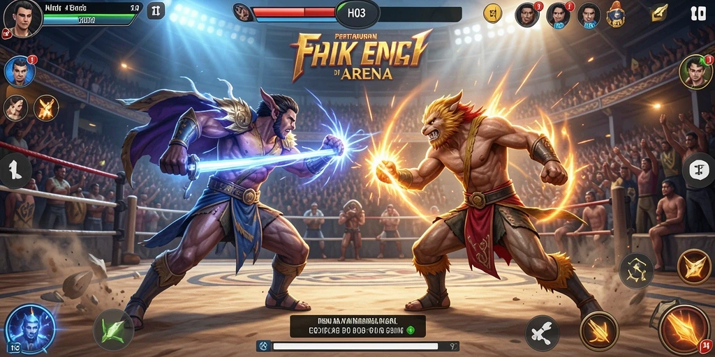 Screenshot menampilkan aksi pertarungan intens di H03.