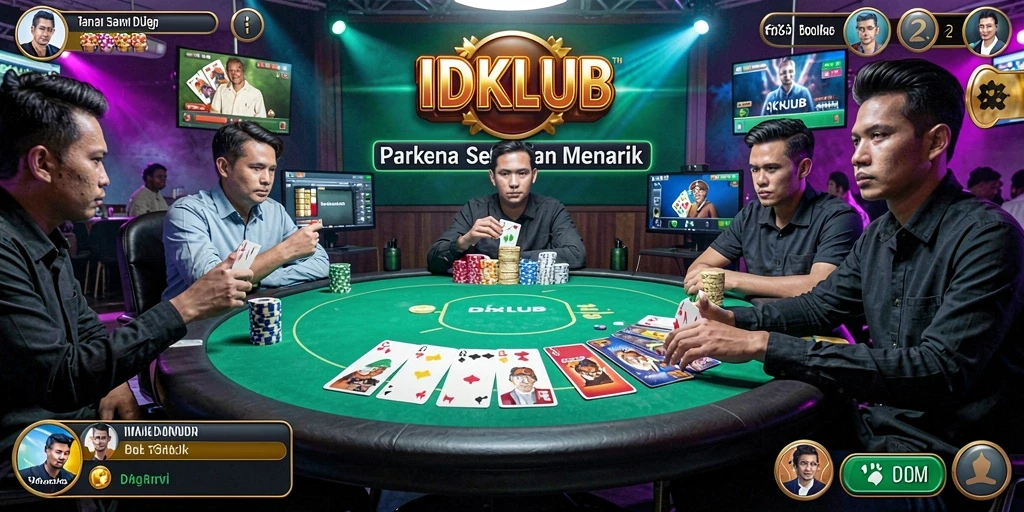 Tampilan menarik dan gameplay seru di IDKLUB.