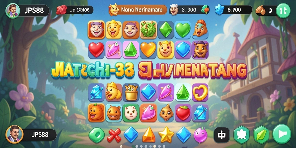Tampilan gameplay JPS88 yang penuh warna dan menyenangkan.