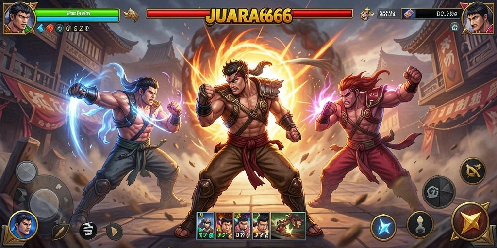 Tampilan seru dalam pertarungan JUARA666 dengan grafis yang mengagumkan.