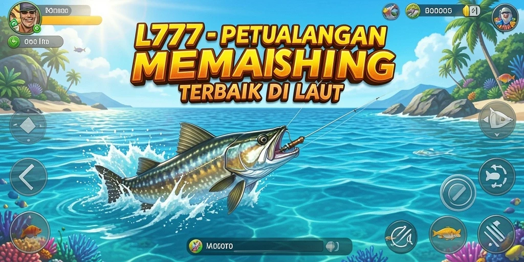 Gameplay L777 yang mendebarkan dengan aksi memancing yang realistis.
