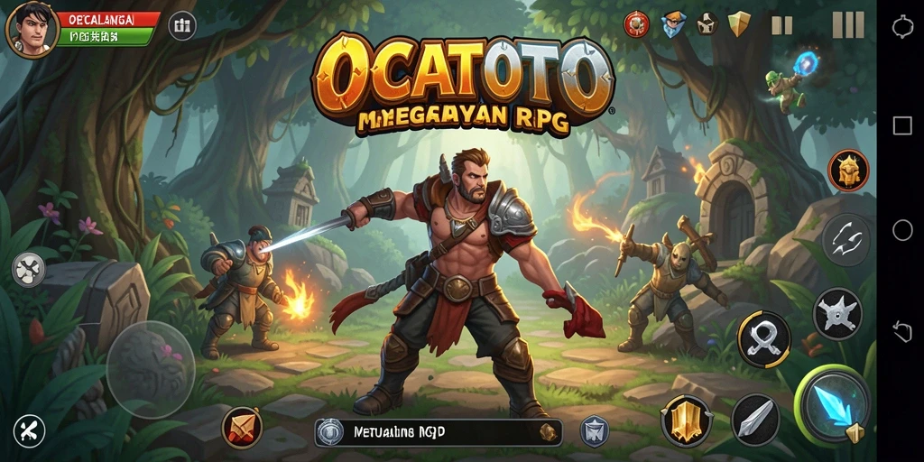 Tampilan gameplay OCATOTO yang menggugah semangat petualangan RPG.