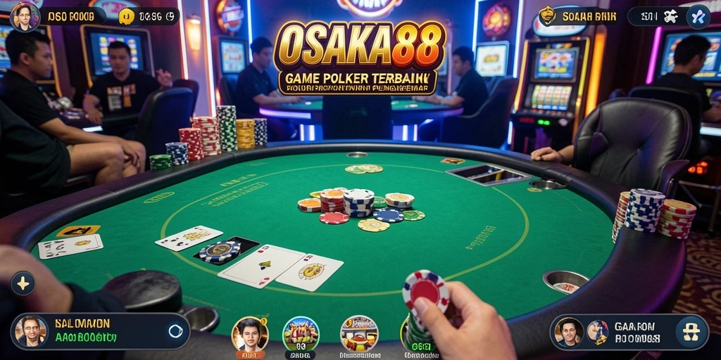 Gameplay menarik dari OSAKA88 yang menampilkan suasana poker.