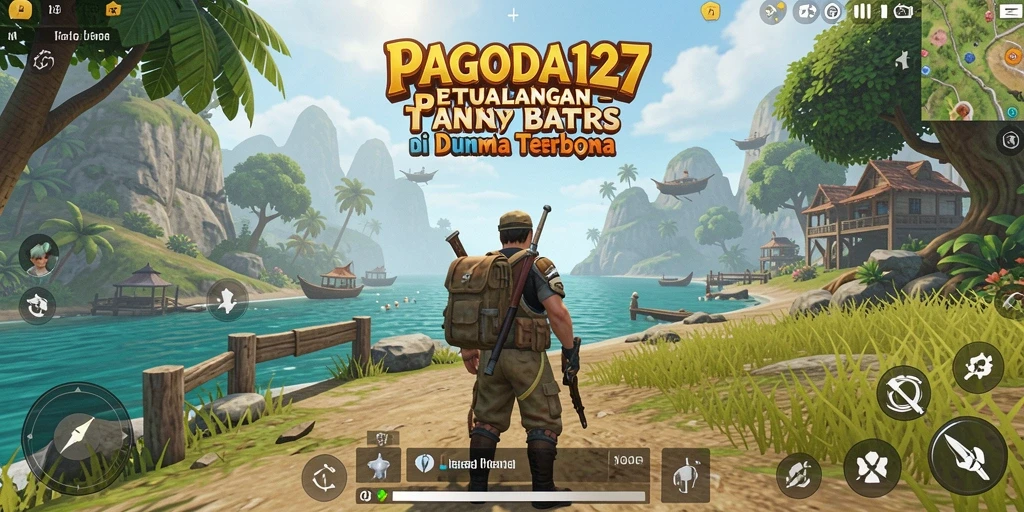 Tampilan gameplay epik dari dunia terbuka di PAGODA127.