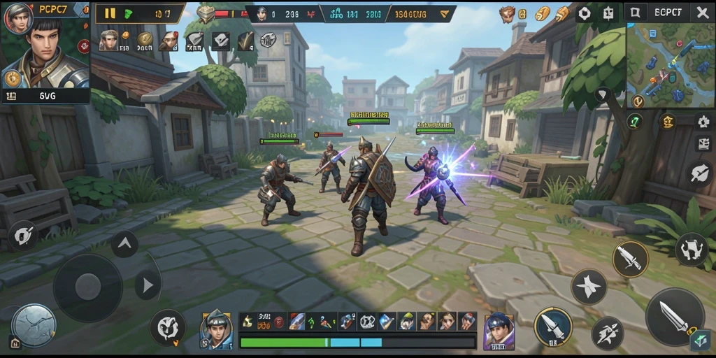 Tampilan gameplay SLG yang menarik dan penuh aksi di PCPC7.