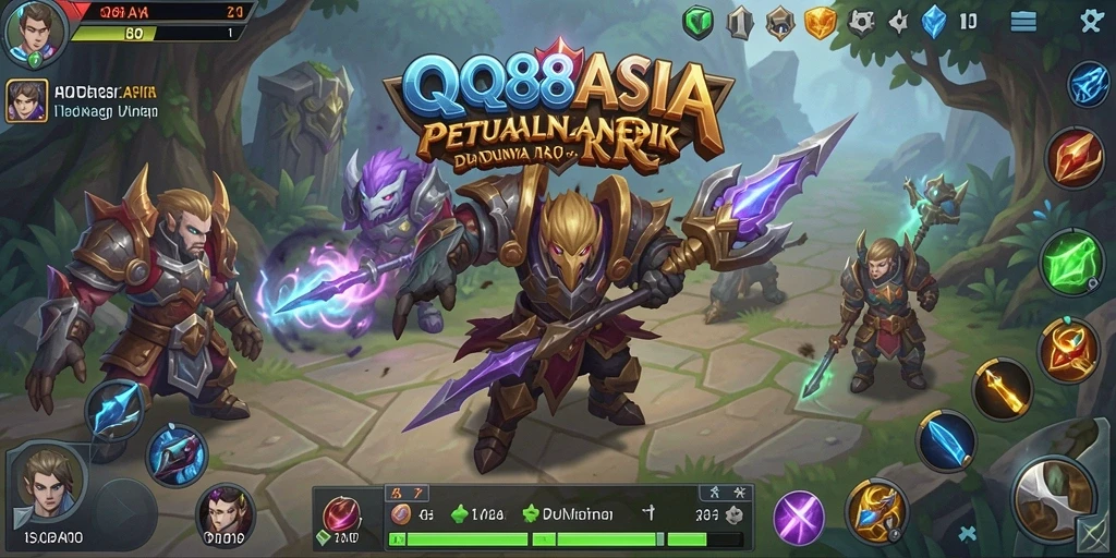 Tampilan gameplay <strong>QQ88ASIA</strong> yang menakjubkan dan penuh aksi.