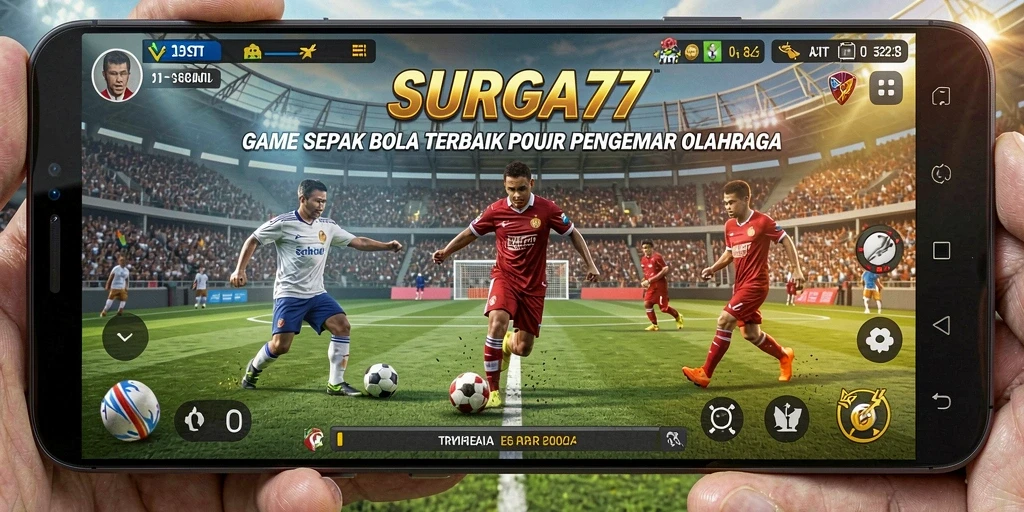 Gameplay SURGA77 yang mendebarkan dalam aksi sepak bola.
