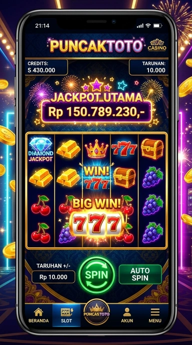 Pilihan berbagai aplikasi yang tersedia di Puncaktoto.